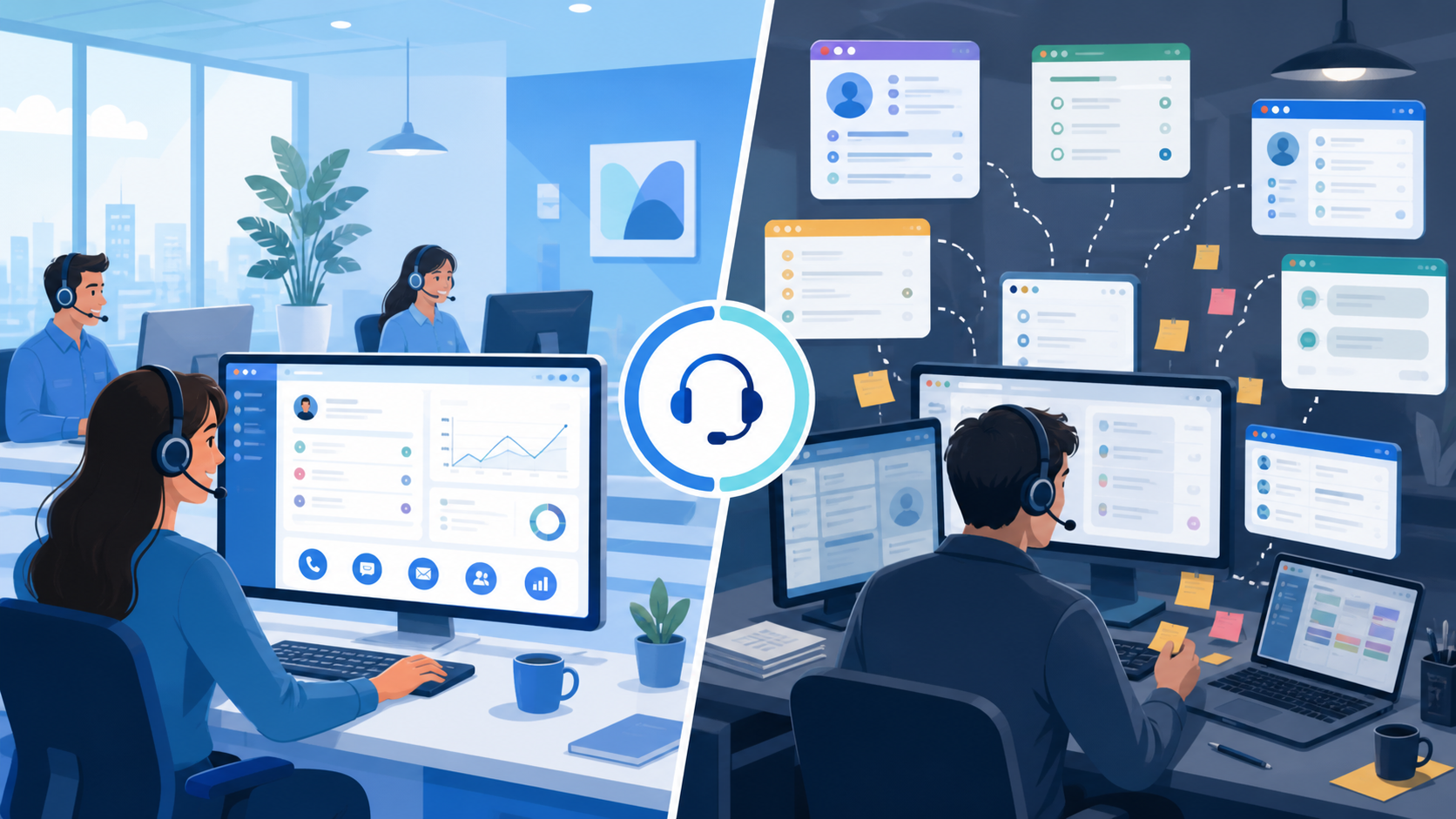 Software call center vs strumenti separati