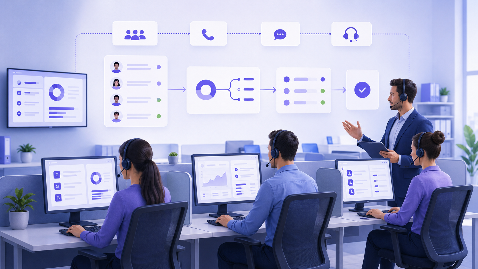 Cómo organizar un call center Cómo organizar un call center