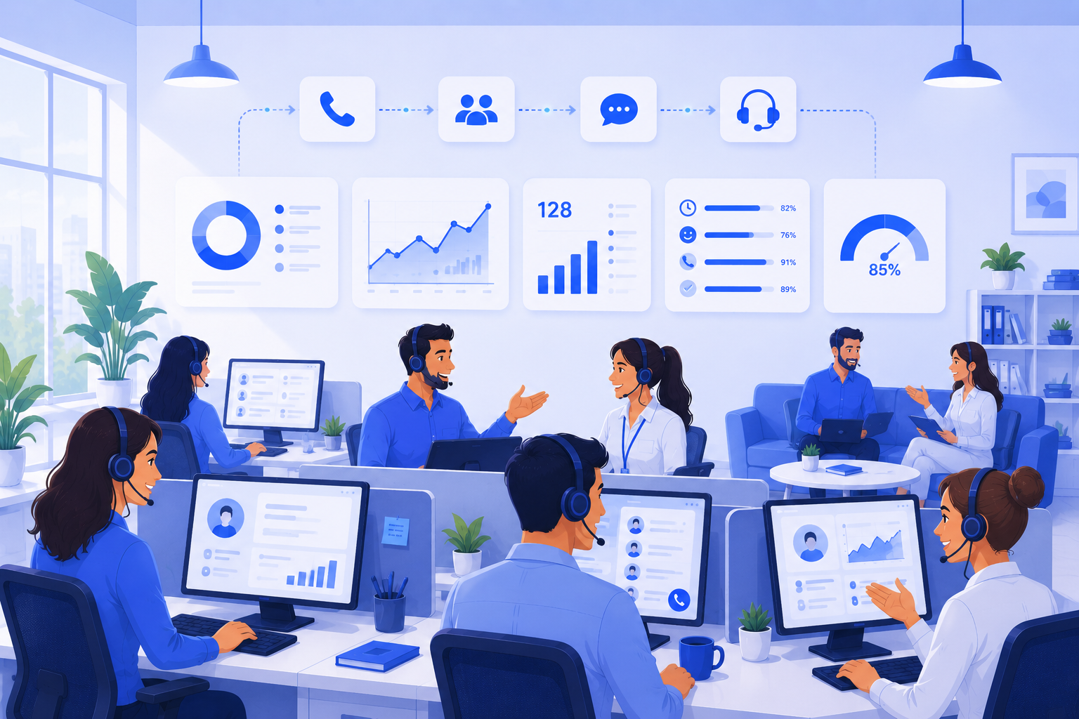 Call center telecomunicaciones